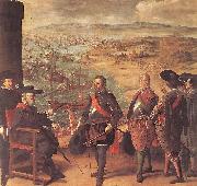 ZURBARAN  Francisco de Defence of Cadiz against the English painting